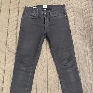 J. Crew 250 SKINNY Black Jeans